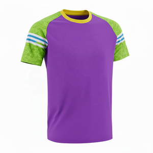 Custom heren GAELIC VOETBAL shirt Ademend Snel Droogend 100% Polyester Stretch Ronde Hals Halve Mouw Gym T-shirt Contrast Mouwen - Product Image 6