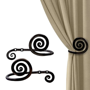 Attaches de rideaux en forme d'oiseau doré, style vintage, accessoires décoratifs pour fenêtres, attaches de rideaux pour l'intérieur de la maison - Product Image 2