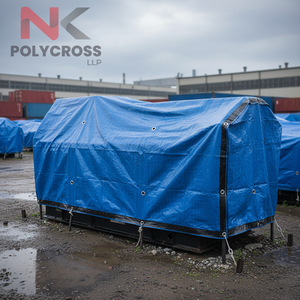 <b>Multi</b> Purpose Heavy Duty Sheet Waterproof Cover for Outdoor Storage and <b>Transport</b> for Best Price - Product Image 4