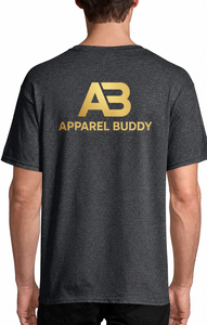 Camiseta de Manga Corta Casual para Hombre, Marca AMY, 100% Algodón, Corte Regular, Lisa, con Logotipo Personalizado Bordado en la Parte Delantera, Venta al Por Mayor - Product Image 2