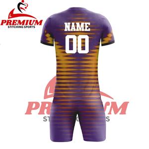 Nouvelle Arrivée Tenues de Sport Personnalisées avec Logo, Service OEM, Meilleures Ventes, Uniformes de Football à Manches Courtes 100% Polyester pour Équipes Personnalisées - Product Image 4