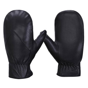 Gants de ski d'hiver pour enfants, mitaines coupe-vent pour sports de plein air, gants de ski pour hommes et femmes, mitaines de protection en cuir - Product Image 1