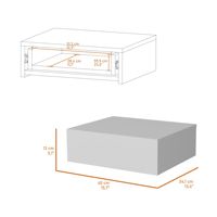 Vienna Eleganter Wandmontierter Schwebender Nachttisch Mit Schubladenspeicher Moderne Schlafzimmermöbel MDF-Holzplatte