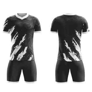 Anti Wrinkle Breathable Soft Quick Dry Stretchable Comfortable Durable Washable Tear Proof Custom <b>Colour</b> Soccer Uniform - Product Image 6