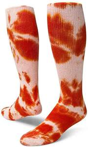 Eco-Friendly Jacquard Logo Winter <b>Knee</b> <b>High</b> Socks Pink White Casual Breathable Adult Regular Style - Product Image 3
