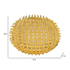 Plateau de service alimentaire rond en aluminium personnalisé, fait main - Product Image 2