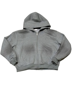 Ensemble de survêtement personnalisé en molleton lourd et pantalon de survêtement ample pour homme, ensemble de jogging surdimensionné gris streetwear - Product Image 4