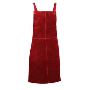 Durable Sleeveless Cotton <b>Leather</b> Industrial Safety <b>Apron</b> Heat and Flame Resistant Fashionable Welding Bib for Welders - Product Image 4