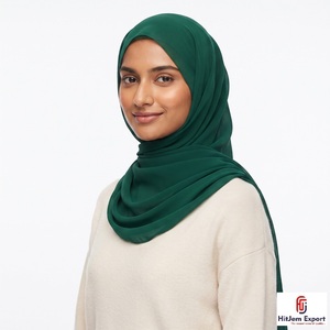 Custom Luxury Chiffon Scarf Soft <b>Silk</b> Feel <b>Head</b> <b>Wrap</b> Shawl OEM ODM Textile Factory Private Label - Product Image 3