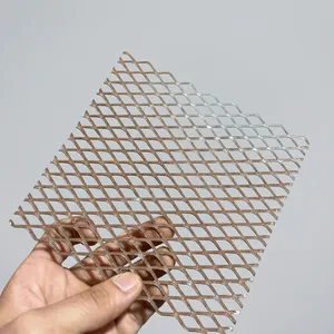 Premium Galvanized Perforated Metal Sheet Diamond Hole Mesh Roll Heavy Duty Industrial <b>Fencing</b> Safety Partition Wall Custom - Product Image 1