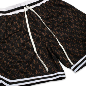 Pantalones Deportivos Casuales para Hombre, Estilo Urbano, de Cintura Alta, con Cordón, Estampado Geométrico Vintage, de Secado Rápido, con Bolsillos, 100% Poliéster Satinado - Product Image 4