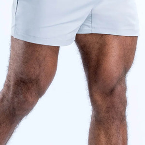 Shorts Deportivos Azules para Hombre, de Alta Demanda, para Gimnasio y Entrenamiento, con Logotipo Personalizado, Cintura Elástica, Bolsillos con Ribete, Shorts de Baño para Hombre - Product Image 5