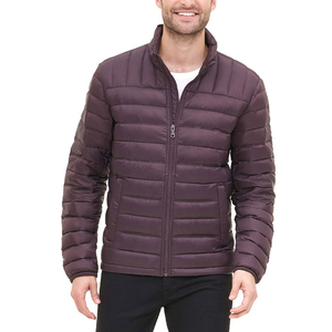 Chaqueta acolchada impermeable para hombre, con cremallera, elegante, para invierno, diseño ligero, perfecta para uso diario informal. - Product Image 1