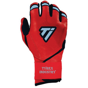 ถุงมือตีเบสบอลแบบกำหนดเอง OEM ปี 2026 สีแดงดำ สำหรับมืออาชีพ เด็กและผู้ใหญ่ ขายส่งจากผู้ผลิต - Product Image 4