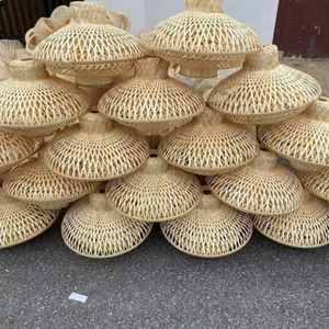 New Arrival Antique Modern Seagrass Chandelier Minimalist Rustic Indoor Rattan Bamboo Pendant <b>Lights</b> For Living Room & Bedroom - Product Image 6