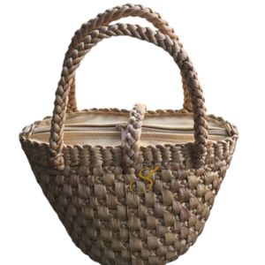 Bolso Tejido a Mano de Jacinto de Agua, Bolso de Cóctel Pequeño - Product Image 2