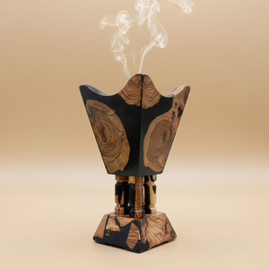 Porte-encens en bois de santal au design antique, écologique, de haute qualité, brûleur de Bakhoor tendance, prix de gros, décoration d'intérieur - Product Image 1