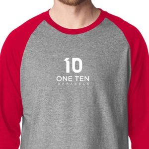 เสื้อยืดแร็กแลนพรีเมียมสำหรับผู้ใหญ่ สไตล์เบสบอลคลาสสิก ผ้าฝ้าย แขนเสื้อตัดสี รับผลิตแบบ OEM ODM พร้อมสกรีนโลโก้ตามสั่ง สำหรับขายส่ง - Product Image 4