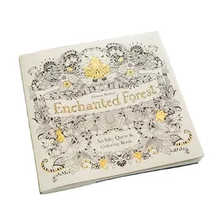 OEM Chinese Factory custom book printing service design softcover mandala coloring book printing for adult