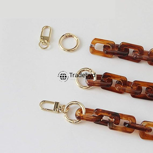 Cadena de resina, collar colorido hecho a mano, joyería elegante y moderna, accesorio ligero y duradero para mujeres y niñas Tradebyd - Product Image 3