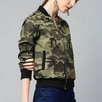 Veste bomber décontractée pour femme, manches longues, fermeture éclair intégrale, légère, veste d'hiver