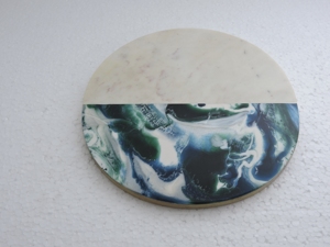 Newly Crafted Design Stone Marble Chopping <b>Board</b> Wood Marble Chopping Blocks Wood Stone Chopping <b>Board</b> at very best Price - Product Image 5