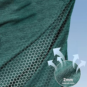 Men's Sunscreen Fleece Hoodies Long Sleeves <b>Thumb</b> Holes Quick Drying Lightweight Color Blocking Pattern Pocket Design for - Product Image 3