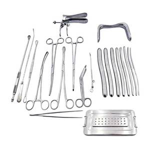 ชุดเครื่องมือผ่าตัดขยายและขูดกระดูก 21 ชิ้น ชุดอุปกรณ์ผ่าตัดแบบใช้ซ้ำได้ เกรดโรงพยาบาล - Product Image 2