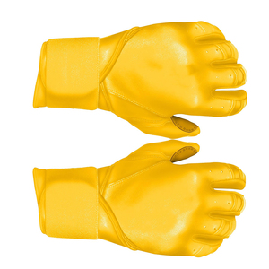 Gants de frappe de baseball en gros, conception personnalisée, service OEM/ODM, paume en cuir de qualité supérieure, gants de sport ambidextres avec crochet - Product Image 4