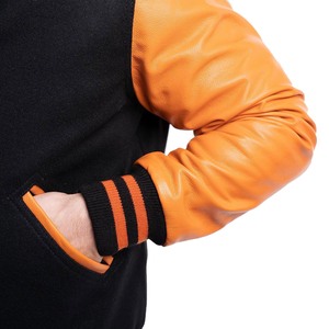 Premium Wool & <b>Leather</b> College Baseball <b>Jacket</b> for <b>Men</b> Classic Varsity Style - Product Image 4