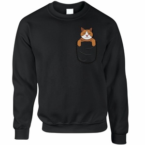 Sudadera Divertida con Diseño de Gato en el Bolsillo, Idea de Regalo Original para Amantes de las Mascotas, Sudadera de Invierno para Hombre con Capucha y Cierre de Cremallera - Product Image 2