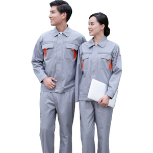 Vêtements de travail d'été de haute qualité à manches longues, résistants à l'usure, uniforme de travail avec bande réfléchissante, uniformes de travail - Product Image 1