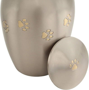 Decorative Stainless Steel Modern Eco-Friendly Pet Cremation Urns <b>for</b> Dog <b>Ashes</b> Small Funeral Supplies Wholesale - Product Image 6