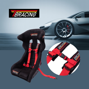 ชุดสายรัดนิรภัยแบบ 4 จุด High Comfort TBRACING TUN402 สำหรับขับขี่ออฟโรด พร้อมแผ่นรองไหล่และหัวเข็มขัดอัตโนมัติ บริการสกรีนโลโก้สำหรับการสั่งซื้อจำนวนมาก - Product Image 1