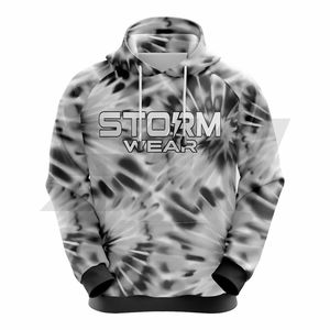 Sudadera con Capucha Sublimada Personalizada con Estampado Tie-Dye, Sudadera de Alta Calidad, Diseño Personalizado, Tejido Transpirable, Sudadera para Hombre - Product Image 5