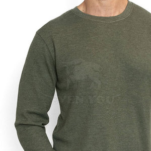 Long Sleeve 100% Cotton Eco-Friendly Thermal Shirt Moisture Wicking Warm <b>Base</b> <b>Layer</b> for Travel Outdoor Activities Cold Weather - Product Image 6