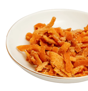 Collation de Zestes d'Agrumes Confits OEM, Zestes de Mandarine Séchés Sucrés Personnalisés avec Emballage à Marque Privée - Product Image 1