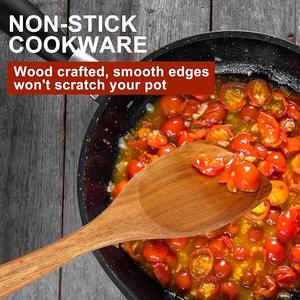 Cuchara de Té de Madera Ecológica Hecha a Mano con Logotipo Personalizado, Cuchara Medidora de Azúcar para Fiestas, Herramienta de Cocina Ligera - Product Image 2