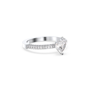 Bagues de fiançailles REYES exclusives en argent sterling 925, forme cœur, 1,42 carat, moissanite, pour femmes, prix de gros d'usine, bijoux - Product Image 3