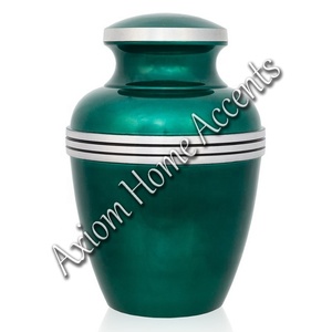 Modern Aluminum Cremation Urn With Unique Craftsmanship - Elegant <b>Memorial</b> <b>Keepsake</b> by Axiom Home Accents - Product Image 5