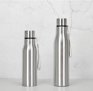 Botella de Agua de Acero Inoxidable con Correa para la Muñeca, Elegante y Hermética, para Oficina y Universidad - Product Image 3