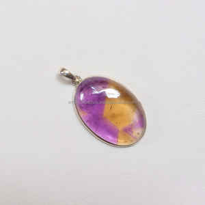 Colgante de Plata de Ley 925 sólida hecho a mano, colgante cuadrado, colgante único, para regalo, ametrino bolivianita, colgante único - Product Image 4