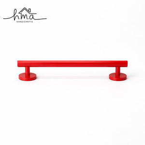 Tirador moderno rojo para gabinetes, tirador minimalista para cajones, tirador colorido para muebles, herrajes para puertas de armarios de cocina y guardarropas - Product Image 1