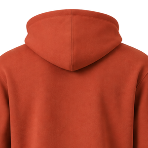 <b>Men</b>’s Custom <b>Orange</b> Pullover <b>Hoodie</b> Long Sleeve Regular Fit Fleece Sweatshirt with Drawstring Hood Kangaroo Pocket Streetwear - Product Image 4