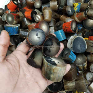 Bloque de Cuerno de Buey Rubio de Lujo, Material Natural Sólido para Artesanía de Asas, a Precio Económico - Product Image 4