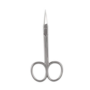 Nouveauté : Ciseaux à cuticules professionnels pour la beauté des ongles, courbés, vintage, à pointe acérée, pour gauchers, outil de manucure en acier inoxydable - Product Image 2