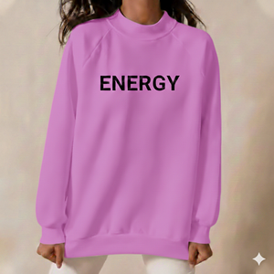 Sudadera de forro polar oversize para mujer, de manga larga, con frente anti-bolitas, de poliéster/algodón, color personalizado, informal, para otoño - Product Image 3