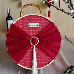 Panier-cadeau en bambou de qualité supérieure, design tissé à la main pour un emballage cadeau élégant - Product Image 6