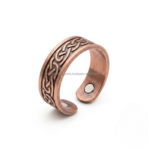 Joyería Devocional Bio Magnética al por Mayor • Anillo Esotérico Irlandés Unisex Ajustable - Product Image 6