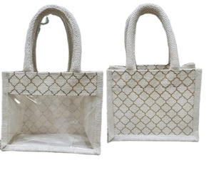 High Quality Eco-Friendly Canvas Jute Gift <b>Bag</b> Custom Logo and <b>Message</b> Factory Wholesale Small Beach <b>Bag</b> - Product Image 2